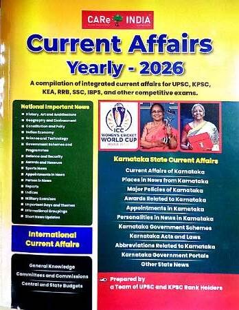 Care India Current Affairs Yearly-2026