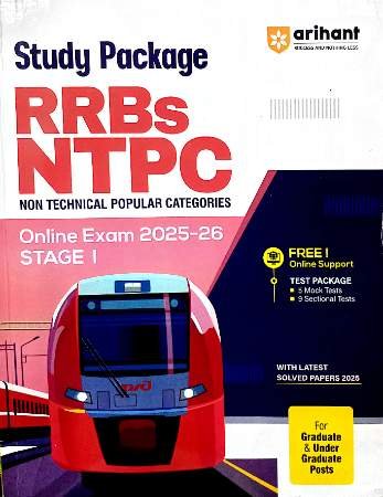 Arihant study package RRBs NTPC stage 1