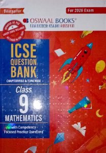ICSE- Question Bank Chapter wise And Topic Wise Solved Paper Class-09 Mathematics  | Oswaal Books