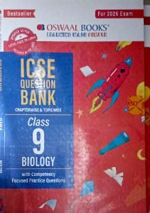 ICSE- Question Bank Chapter wise And Topic Wise Solved Paper Class-09 Biology  | Oswaal Books