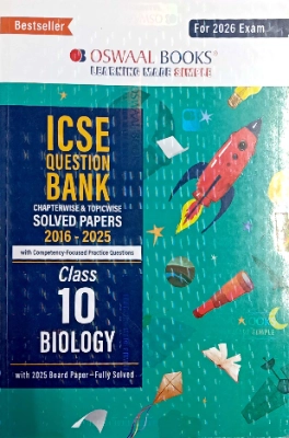 ICSE - Question Bank Classes-10 Biology Solved Paper - Oswaal publications