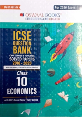 ICSE - Question Bank Classes-10 Economics  Solved Paper - Oswaal publications