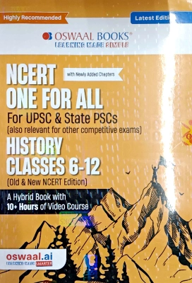 NCERT-One For All History Classes-6-12
