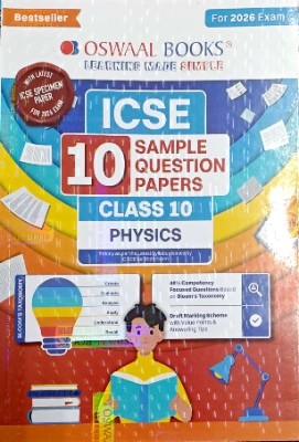 ICSE - Classes-10 Physics Sample Paper - Oswaal publications