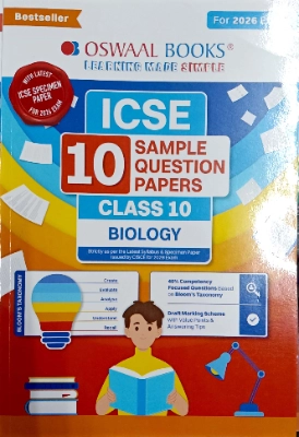 ICSE - Classes-10 Biology Sample Paper - Oswaal publications