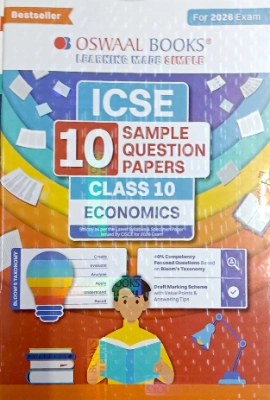 ICSE - Question Bank Classes-10 Economics Sample Paper - Oswaal publications
