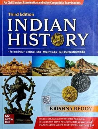 History-English_7-e1768061756341.jpg Indian History 3rd Edition | Krishna Reddy | Mcgrawhill - Image 1
