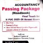 Accountancy Passing Package (Handbook) 2nd PUC | Notezee Enterprises