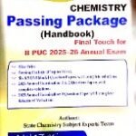 Chemistry Passing Package (Handbook) 2nd PUC | Notezee Enterprises