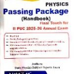 Physics  Passing Package (Handbook) 2nd PUC | Notezee Enterprises