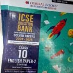 ICSE- Question Bank Chapter wise And Topic Wise Solved Paper Class-10 English Paper-2| Oswaal Books